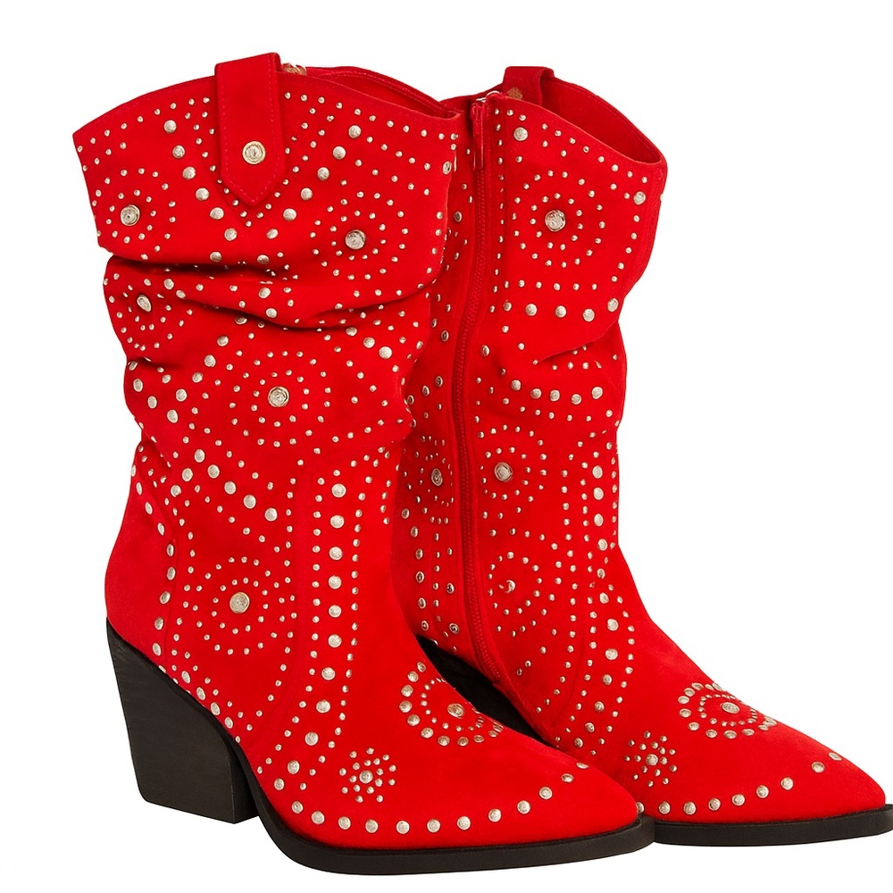 Vibrant Red Shoes
